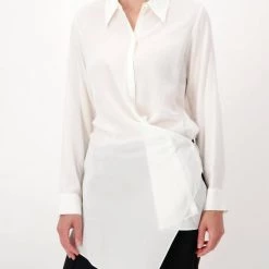 Coupon 🛒 Dorothee Schumacher 👩 women Blouse Colourful Volumes in Camellia White 😍