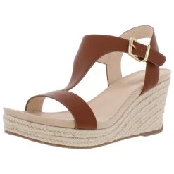 New 🤩 Kenneth Cole Reaction Card 👩 Womens Open Toe T-Strap Espadrilles 🛒