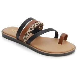 Wholesale ✨ Kenneth Cole Reaction Sally Toe 👩 Womens Faux Leather Slip on Slide 🩴 Sandals 🤩
