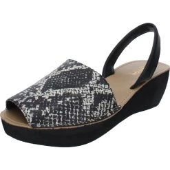 Promo 👏 Kenneth Cole Reaction Fine Glass 👩 Womens Peep-Toe Wedge 🩴 Sandals 🤩
