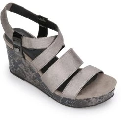 Brand new 🥰 Kenneth Cole Reaction Card Elastic Wedge 👩 Womens Patent Strappy Wedge 🩴 Sandals 🧨