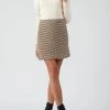 Cheapest 😍 Lucca 👩 women Bianca A-Line Mini 👗 Skirt In Beige 🔥