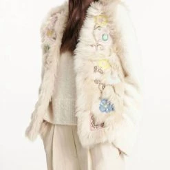 Best deal ✔️ Dorothee Schumacher 👩 women Embroidered Softness Vest in Almond Beige 🎉