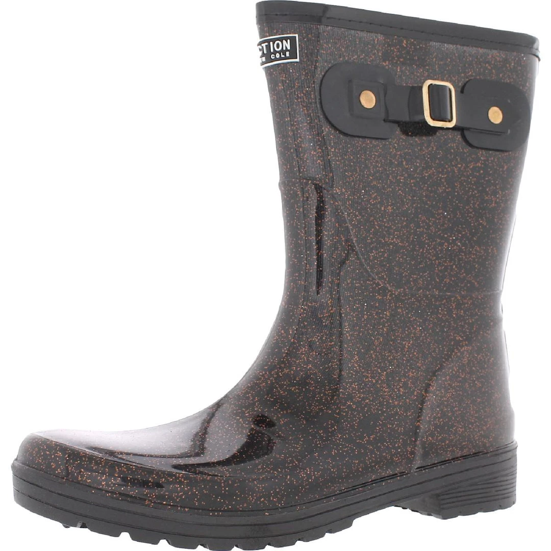 Promo π Kenneth Cole Reaction Rain Buckle Glitter π© Womens Rubber Mid-Calf Rain π₯Ύ Boots 𧨠2 Promo π Kenneth Cole Reaction Rain Buckle Glitter π© Womens Rubber Mid-Calf Rain π₯Ύ Boots 𧨠- Image 2