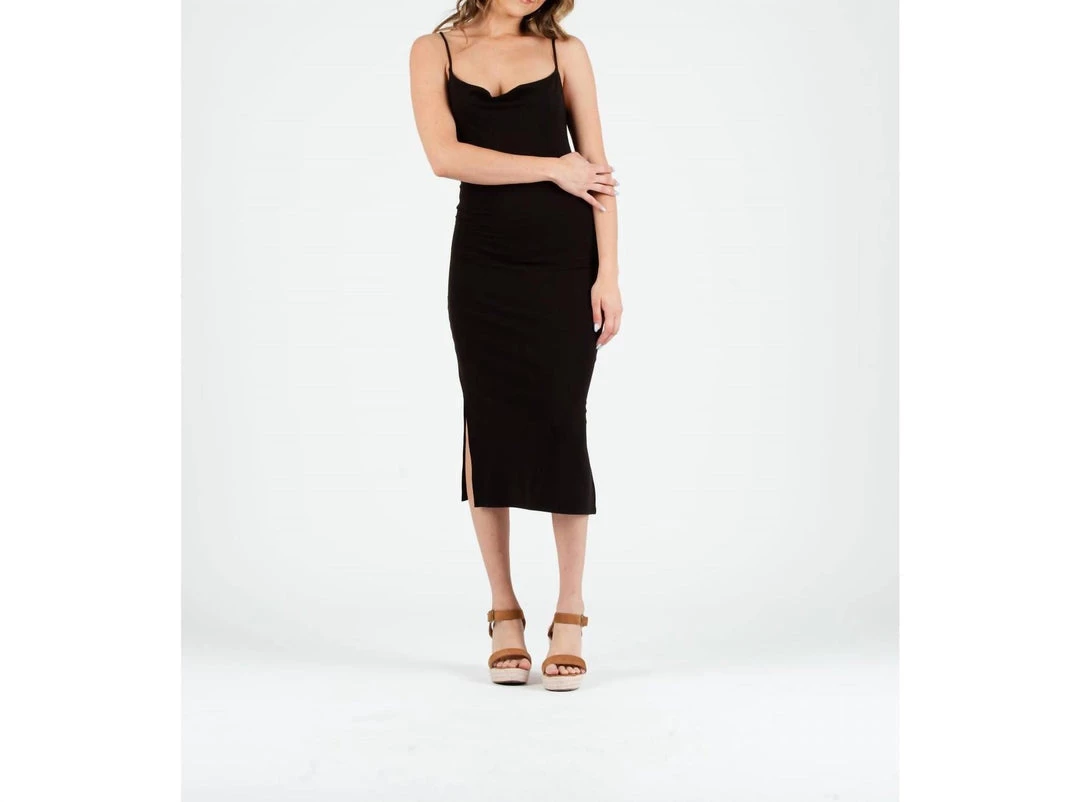 Best Pirce π Lucca π© women Trayce Drape π Dress in Black π 1 Best Pirce π Lucca π© women Trayce Drape π Dress in Black π