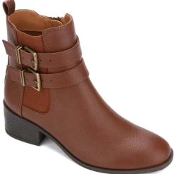 Top 10 🔔 Kenneth Cole Reaction Salt Biker 👩 Womens Faux Leather Block Heel Ankle 🥾 Boots 🧨