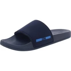 Outlet 😍 Kenneth Cole Reaction Screen Mens Pool Slip On Slide 🩴 Sandals 😍