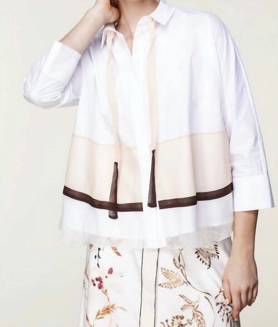 Flash Sale π Dorothee Schumacher π© women Poplin Power Blouse in Pure White β 1 Flash Sale π Dorothee Schumacher π© women Poplin Power Blouse in Pure White β