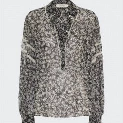 Best Sale ✔️ Dorothee Schumacher 👩 women Floral Transparencies Blouse in Black White 💯 -Donna Karan Sleepwear Shop 9a34cb7fe668404ab3b65ef943c770e3 1080x