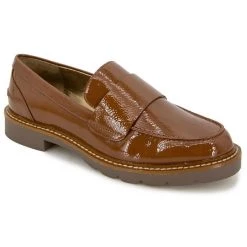 Coupon 🥰 Kenneth Cole Reaction Franciss Loafer 👩 Womens Faux Leather Lugged Sole Loafers 🥰