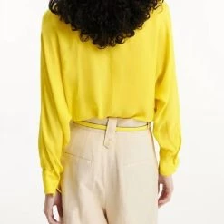 Deals ⌛ Dorothee Schumacher 👩 women Sophisticated Statement Blouse in Yellow 👏 -Donna Karan Sleepwear Shop 9e9151dadcb5428bb8ea090e44fb7443 1080x