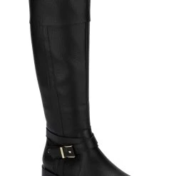 Cheapest ✨ Kenneth Cole Reaction Wind Riding Boot 👩 Womens Faux Leather Knee-High Riding 🥾 Boots 😍