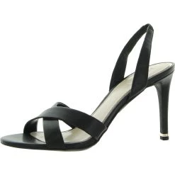 Outlet ❤️ Kenneth Cole Reaction Bobbi 85 Sling 👩 Womens Faux Leather Slip On Slingback 🩴 Sandals ✨