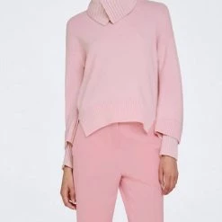 Promo ⌛ Dorothee Schumacher 👩 women Timeless Ease Turtleneck Sweater in Rosepatch ✨