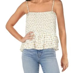 Top 10 😉 Lucca 👩 Womens Cotton Cropped Peplum Top ⭐