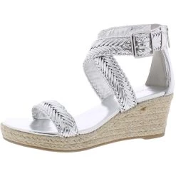 Wholesale 🥰 Kenneth Cole Reaction Reed Sway 👩 Womens Patent Espadrilles Wedge 🩴 Sandals 💯