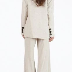 Cheap ✔️ Lucca 👩 women Oversized Single-Breasted Linen-Blend Blazer in Wheat 🧨 -Donna Karan Sleepwear Shop d4da24ad9afa4315973f3dadb125e495 de0acf1a 265f 4681 ac83 c814f911f50e 1080x