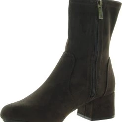 Best Sale 🔔 Kenneth Cole Reaction Radon 👩 Womens Faux Suede Booties Ankle 🥾 Boots 🔥