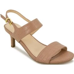 Hot Sale 🥰 Kenneth Cole Reaction Dee Two Band 👩 Womens Faux Leather Buckle Slingback 🩴 Sandals 🥰 -Donna Karan Sleepwear Shop d9f876d369e24b7791ba6cbbd77142bc 1080x