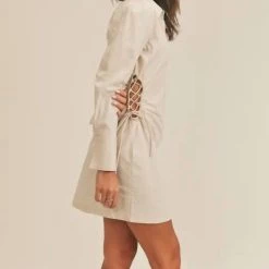 Best Sale ⌛ Lush 👩 women Mini 👚 Shirt 👗 Dress in Beige ⭐ -Donna Karan Sleepwear Shop 0029f7255cc14ab18b972b332a8432d7 1080x