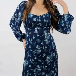 Best reviews of 😉 women Back To You Lush Floral Tie Back Balloon Sleeve Midi 👗 Dress in Navy Floral 😀 -Donna Karan Sleepwear Shop 167028d49def4e268199705504934936 1080x