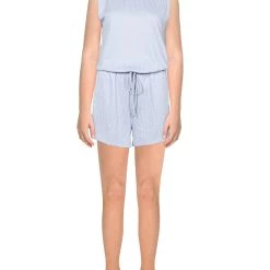 New 🤩 Lush 👩 Womens Knot Back Sleeveless Romper 🎁