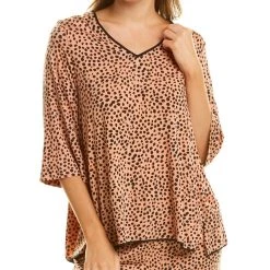 Best deal 🌟 women Donna Karan Sleepwear V-Neck Sleep Top 🔥
