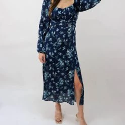 Best reviews of 😉 women Back To You Lush Floral Tie Back Balloon Sleeve Midi 👗 Dress in Navy Floral 😀 -Donna Karan Sleepwear Shop 965a1c4cac214b779db04b38e12d6bef 1080x