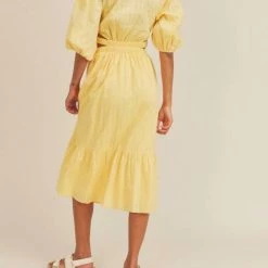 New 😍 Lush 👩 women Ezra Detached Front Midi 👗 Dress in Yellow 🛒 -Donna Karan Sleepwear Shop dcb51aeace054af8ad91005320819c16 1080x